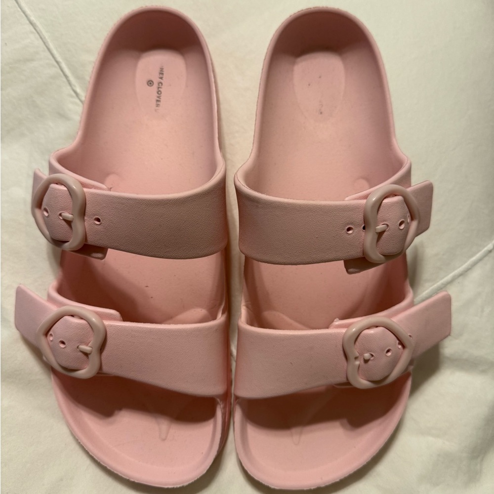 Stoney clover pink target sandals
